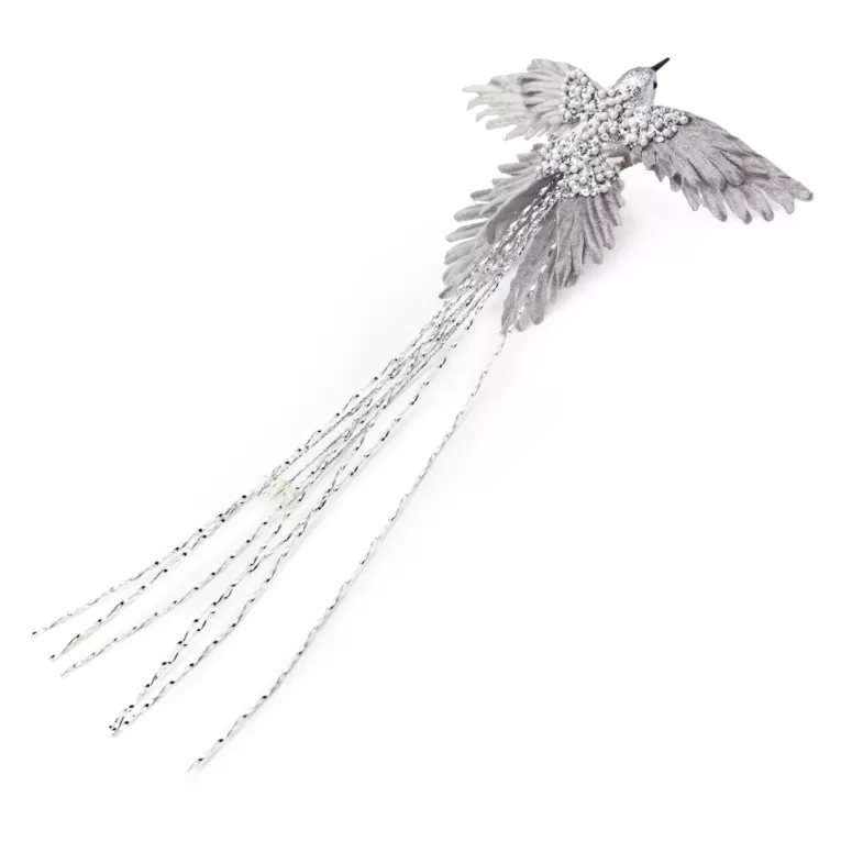 Ozdoba choinkowa PTAK z lśniącymi akcentami