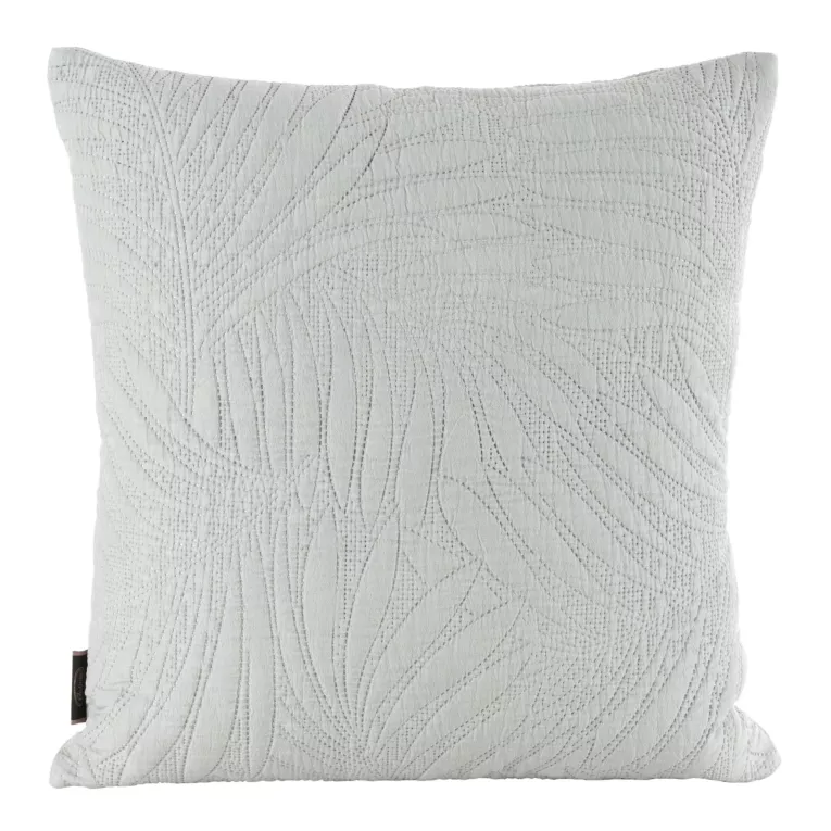 Poszewka na poduszkę 45x45 cm srebrna pikowana metodą hot press STONE Eurofirany Premium