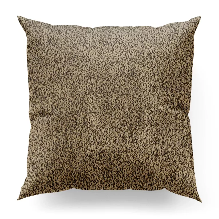 Poszewka szyta czarno złota z welwetowej tkaniny obiciowej w drobny wzór, w stylu glamour Italissima Eva Minge