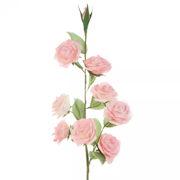 RÓŻA gałązka, kwiat sztuczny dekoracyjny z pianki foamiran