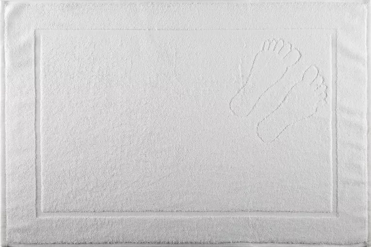 Dywanik łazienkowy hotelowy z wytłoczonym wzorem stóp