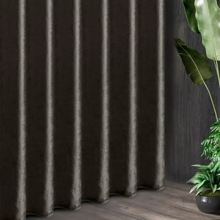 Tkanina zasłonowa SIBEL  miękki i delikatny welwet z delikatnym połyskiem