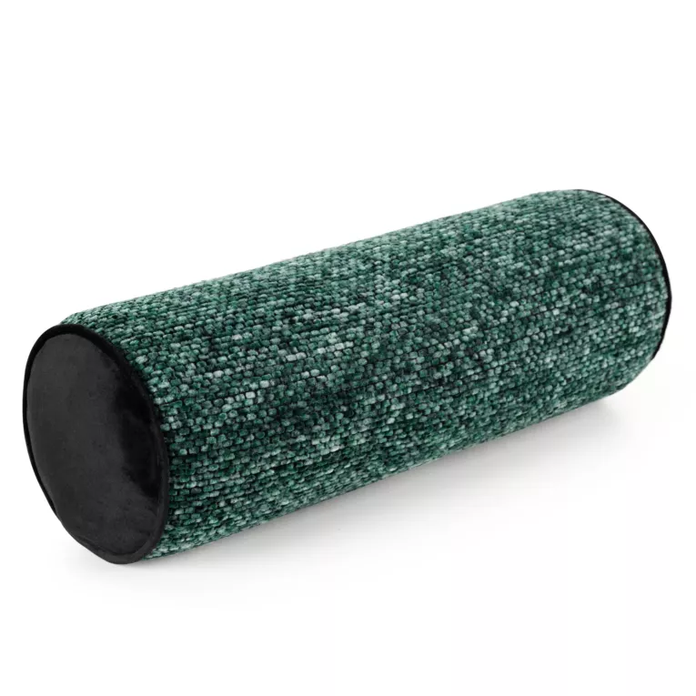 Poduszka dekoracyjna wałek 45 x 15 cm z grubej nici szenilowej miętowa BARI