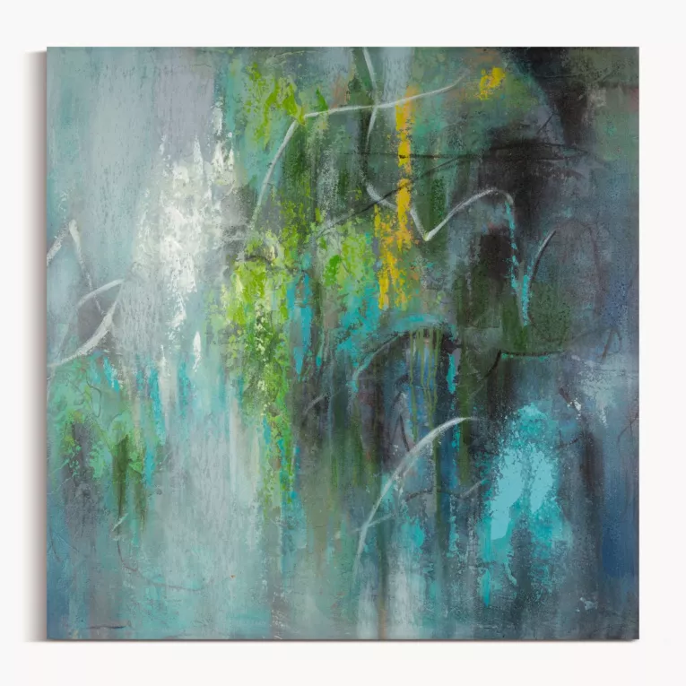 Obraz SPACE abstrakcyjny ręcznie malowany na płótnie