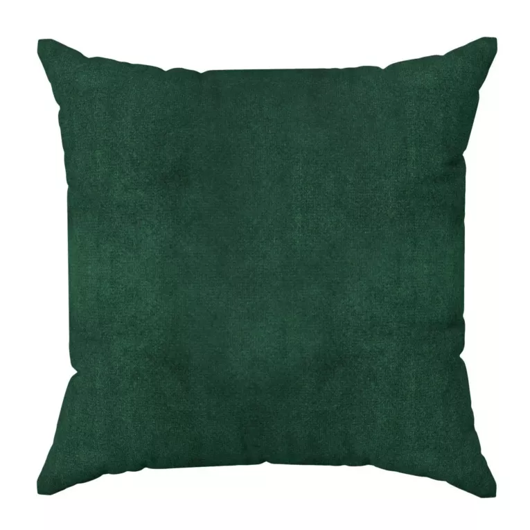 Poszewka szyta ENYA ciemnozielono butelkowo zielona z miękkiej półmatowej tkaniny welwetowej