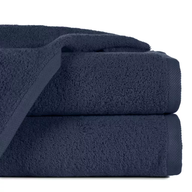 Ręcznik kąpielowy 50x90 cm bawełniany kolor granatowy 500 g/m2 GŁADKI 2