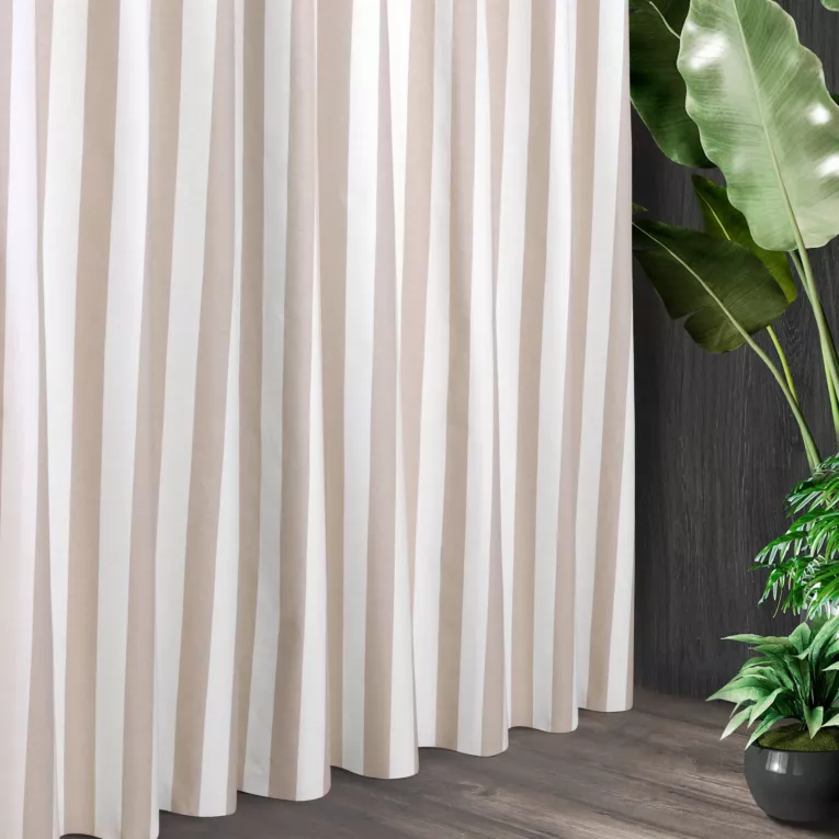 Tkanina zasłonowa  miękka w dotyku w stylu Eko