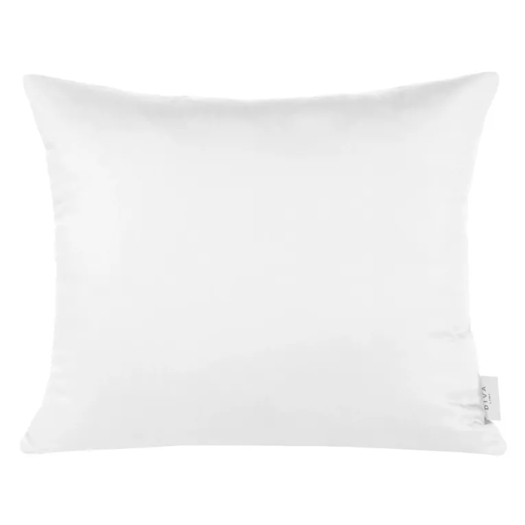Poszewka na poduszkę 50x70 cm z satyny bawełnianej biała DINA
