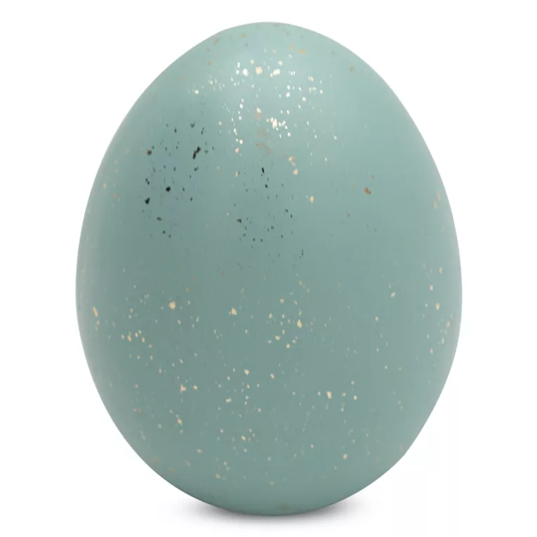 Figurka dekoracyjna JAJKO wielkanocne z lśniącymi drobinkami