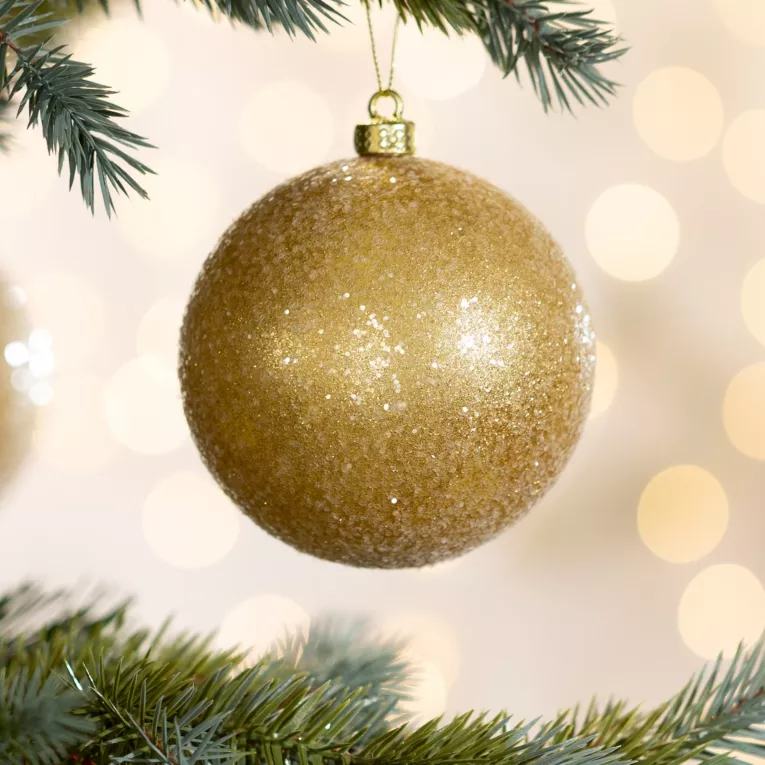 Bombka choinkowa o mrożonej powierzchni