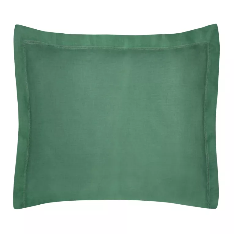 Poszewka na poduszkę 70x80 cm bawełniana butelkowa zieleń z satynowym połyskiem NOVA COLOUR