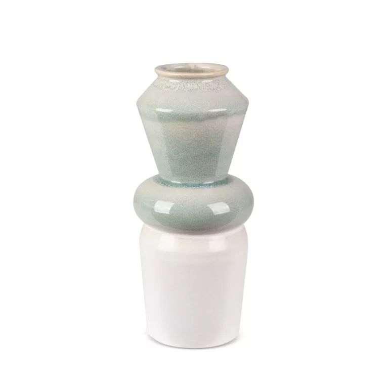 Wazon ceramiczny LIANA w stylu boho z efektem ombre