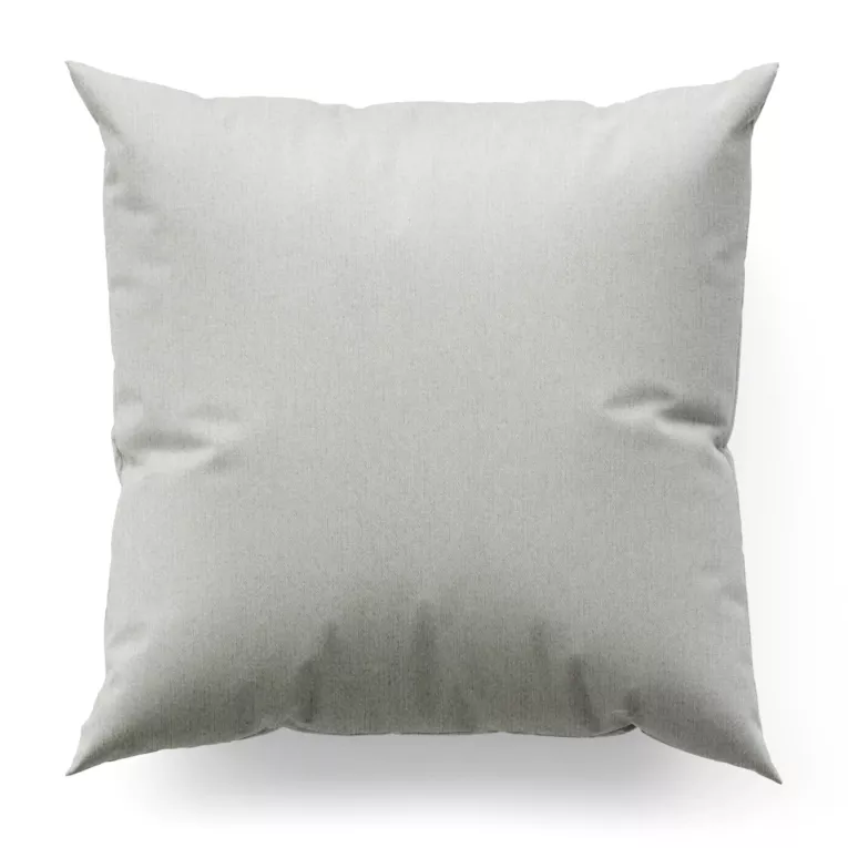 Poszewka szyta kremowa z tkaniny bukla z efektem melanżu