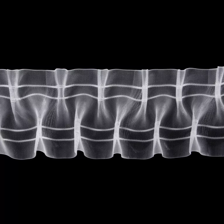 Taśma marszcząca tunelowa SMOK do firan i zasłon, marszczenie 1:2