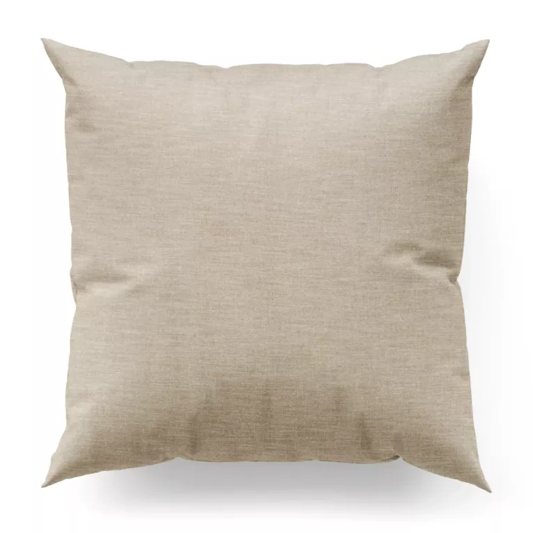 Poszewka szyta naturalna tkanina o naturalnym charakterze z efektem melanżu