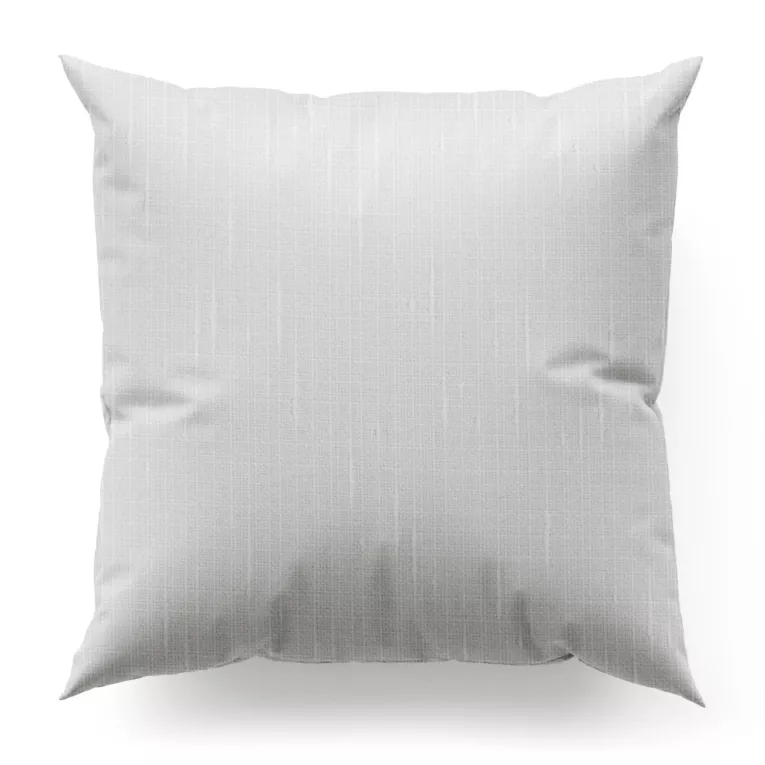 Poszewka szyta naturalna z miękkiej, matowej tkaniny w stylu eko o naturalnym splocie