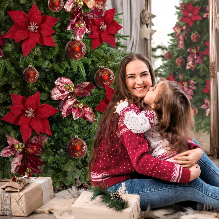 Zestaw ozdób choinkowych 96 szt. ANIELSKIE KOLĘDOWANIE