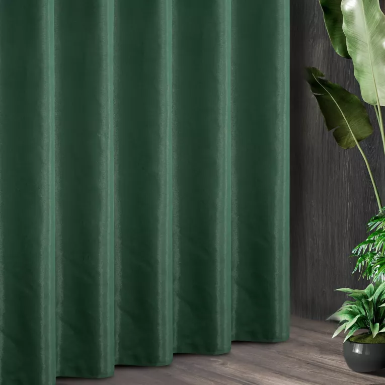 Tkanina zasłonowa z ozdobnym splotem i dodatkiem błyszczącej nici