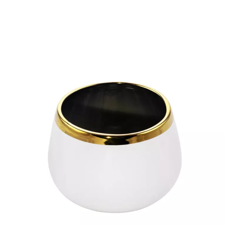 Misa ceramiczna biało-złota