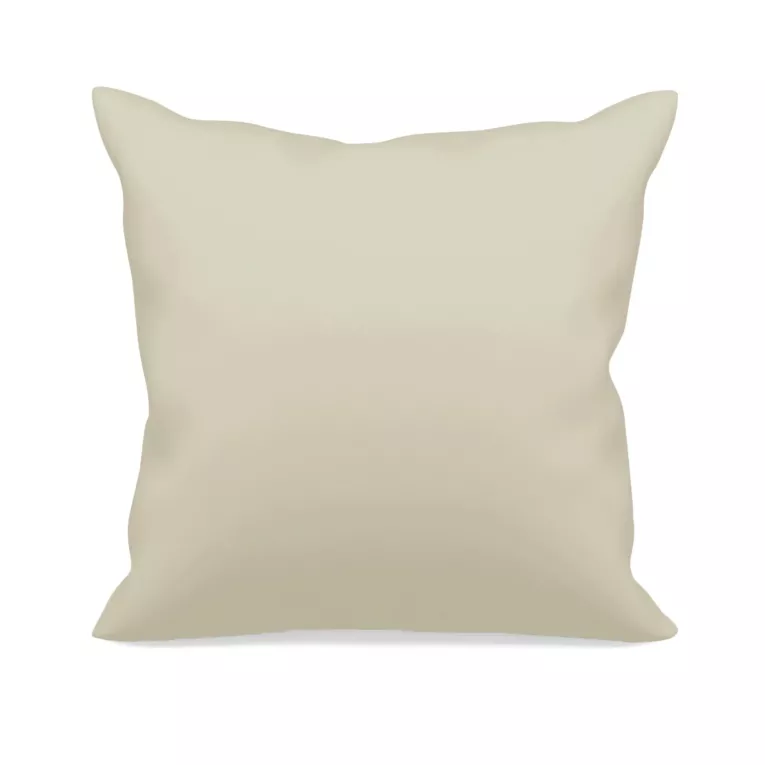 Poszewka szyta ADESSA kremowa z miękkiej tkaniny o welurowej strukturze