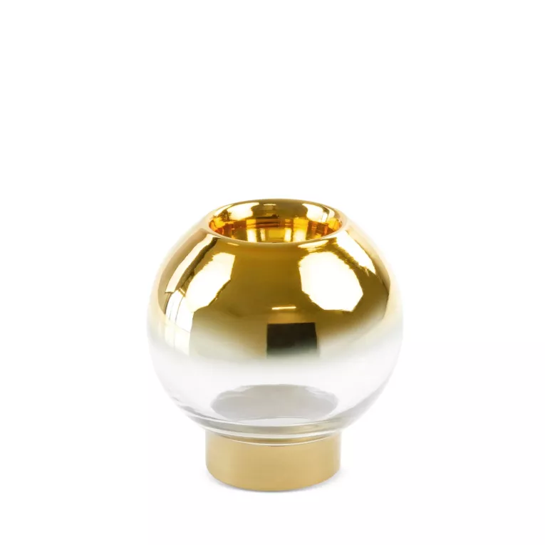 Świecznik ZOJA z dwubarwnego szkła artystycznego