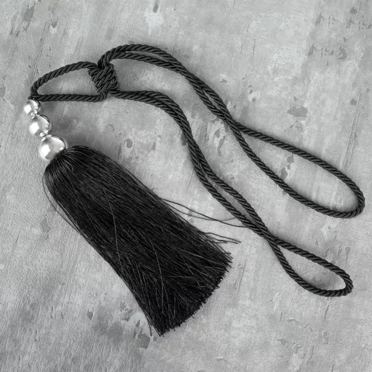 Dekoracyjny sznur do zasłon EMILIA upinacz z ozdobnym chwostem