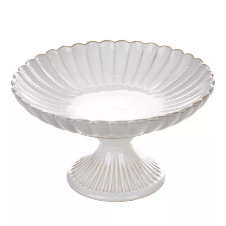 Patera dekoracyjna AVRIL z przecieranym wzorem w stylu eko