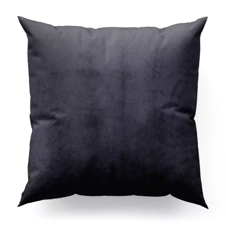 Poszewka szyta WALDO czarna ze szlachetnej grubej tkaniny welwetowej o gramaturze 400g/m2