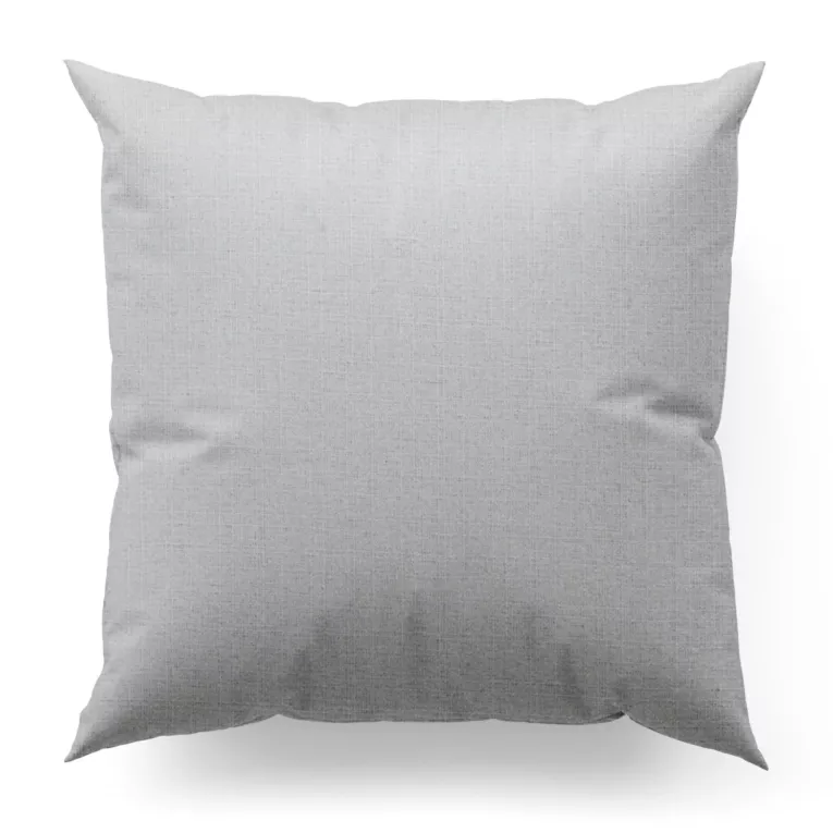 Poszewka szyta naturalna z tkaniny o naturalnym splocie w stylu eko