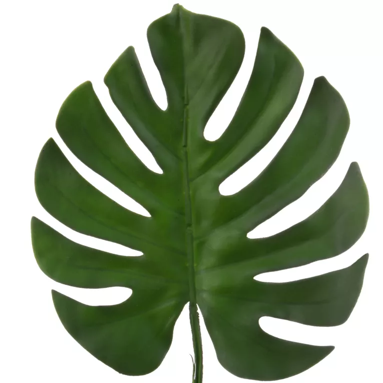 DUŻY OZDOBNY LIŚĆ MONSTERY, kwiat sztuczny dekoracyjny