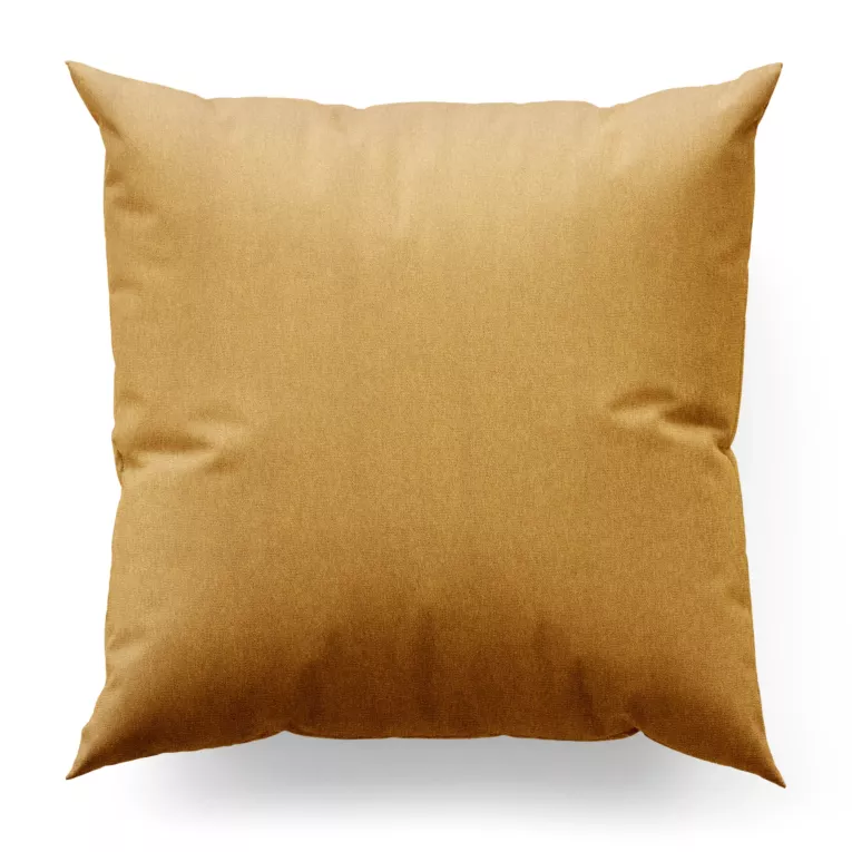 Poszewka na wymiar złota z tkaniny strukturalnej z delikatnym połyskiem