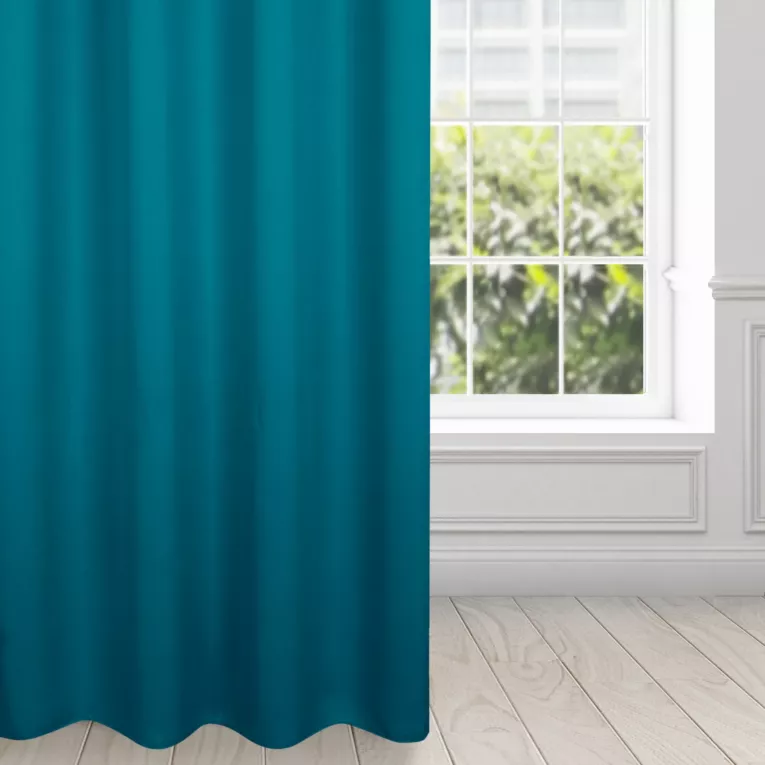 Zasłona morska zaciemniająca gładka półmatowa 140x175 cm przelotka LOGAN