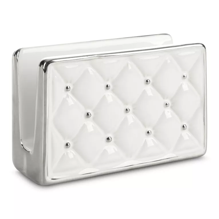 Serwetnik ceramiczny ADORE zdobiony pikowaniem