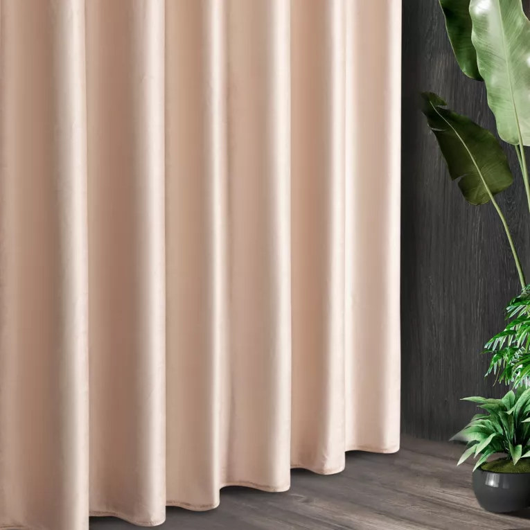 Tkanina zasłonowa SIBEL  miękki i delikatny welwet z delikatnym połyskiem