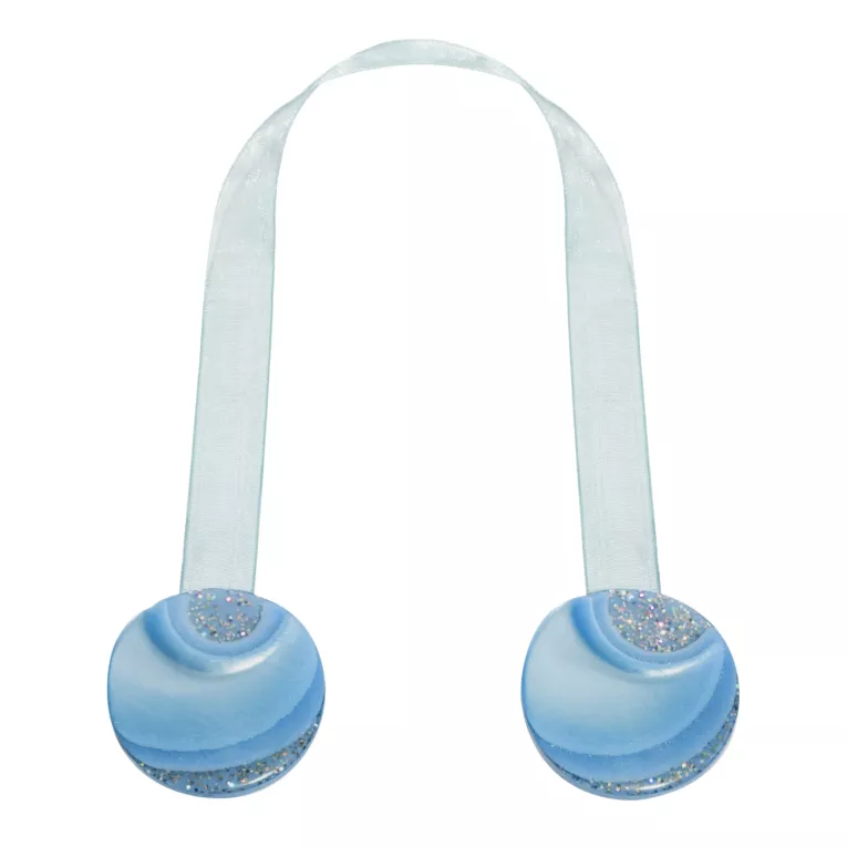 Upinacz dekoracyjny do firan i zasłon z magnesem