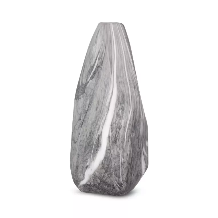 Wazon NIKOL o marmurowej strukturze
