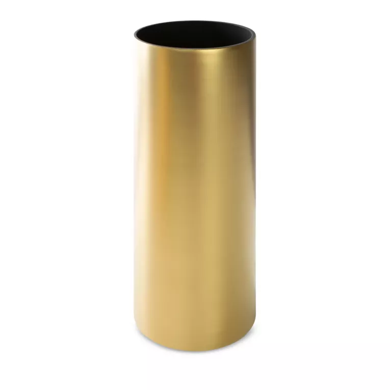 LIMITED COLLECTION Wazon VICTORIA czarno-złoty z malowanego szkła artystycznego