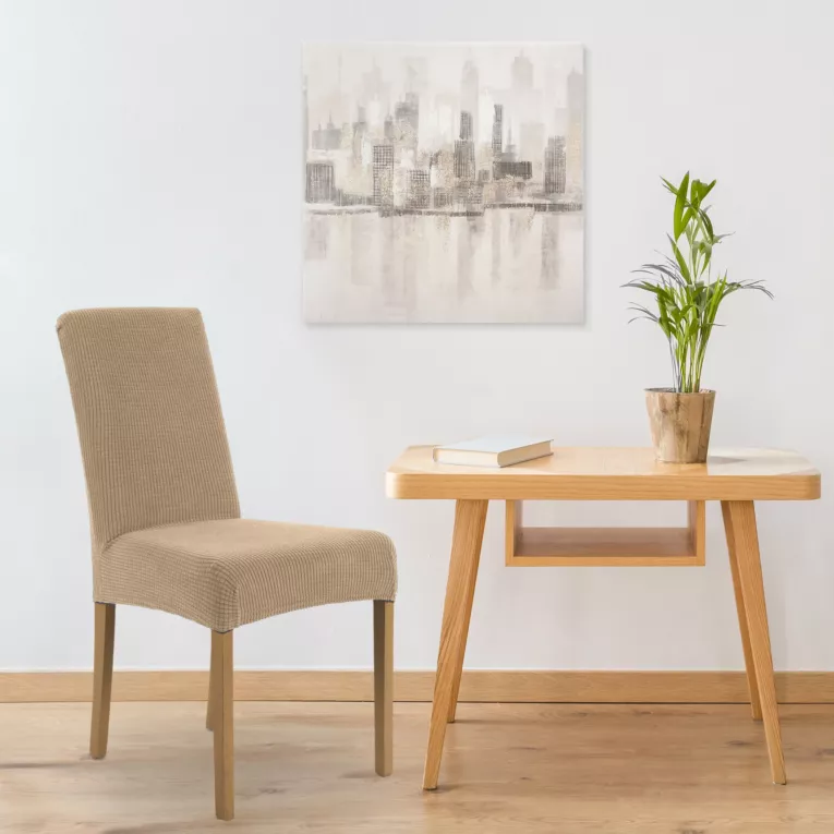 DESIGN 91 Pokrowiec na krzesło o strukturze kratki nie wchłaniający wilgoci