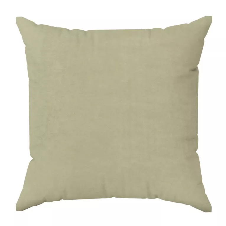 Poszewka szyta ENYA ciemnobeżowa z miękkiej półmatowej tkaniny welwetowej