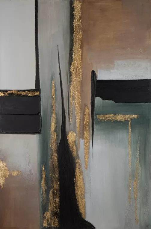 Obraz COLLAGE 4 abstrakcyjny, ręcznie malowany na płótnie