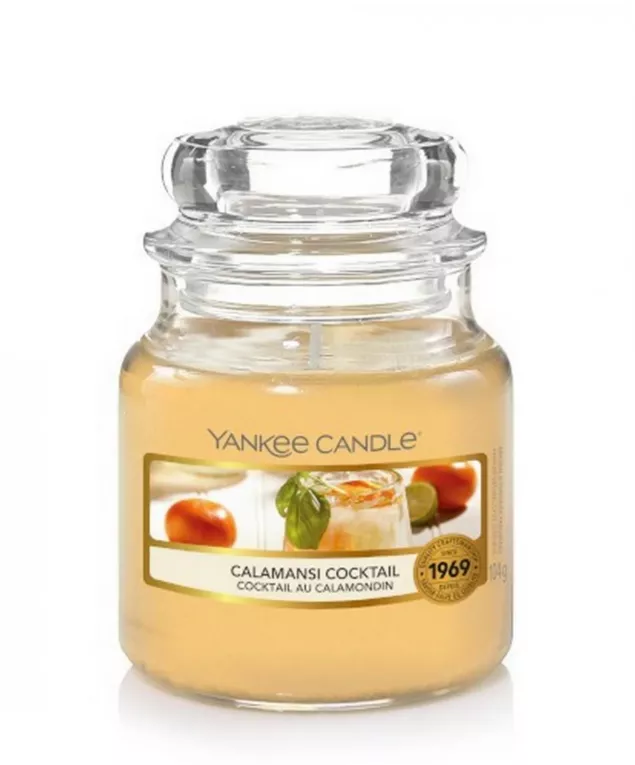 YANKEE CANDLE - Mała świeca zapachowa w słoiku - Calamansi Coctail