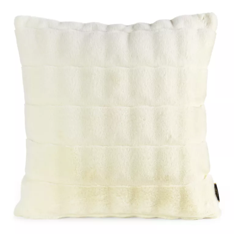 Poszewka RABID z delikatnego i miękkiego futra  w subtelne prążki