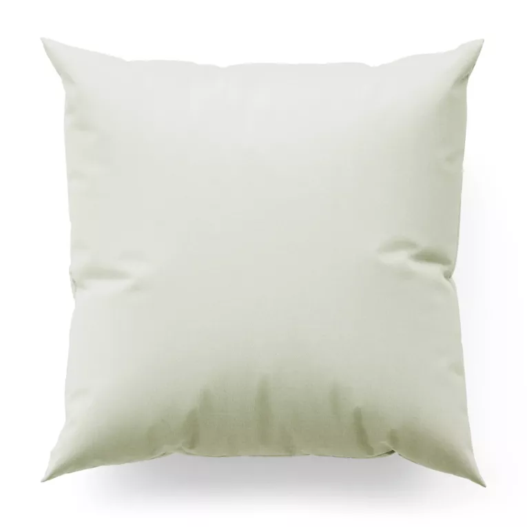 Poszewka na wymiar kremowa z miękkiej w dotyku tkaniny szenilowej