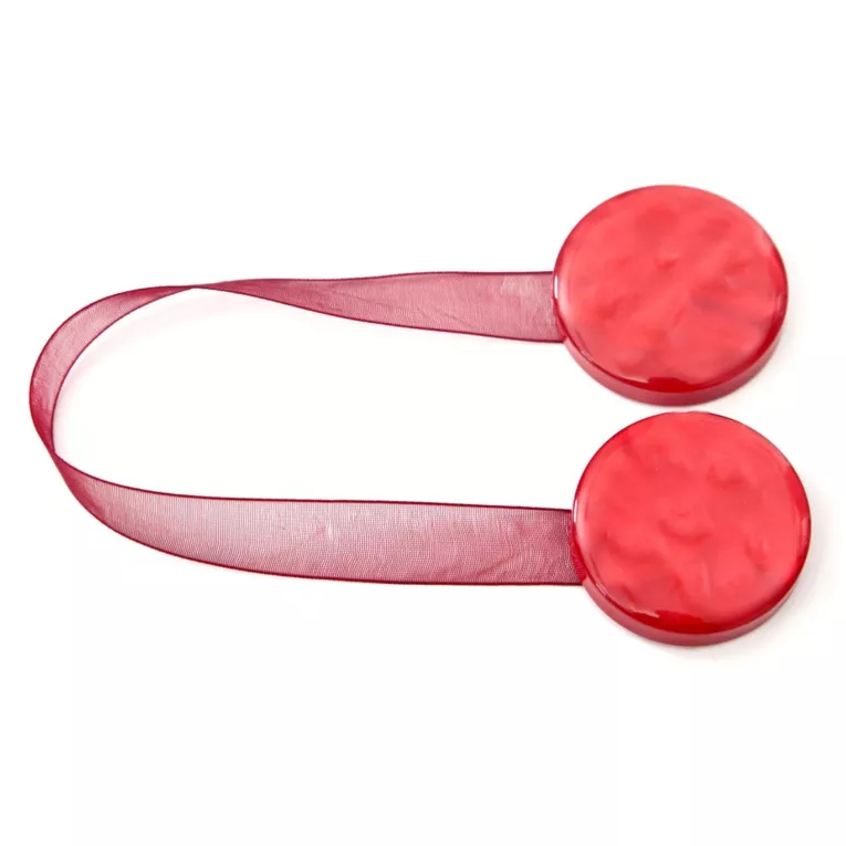 Upinacz dekoracyjny do firan i zasłon z magnesem