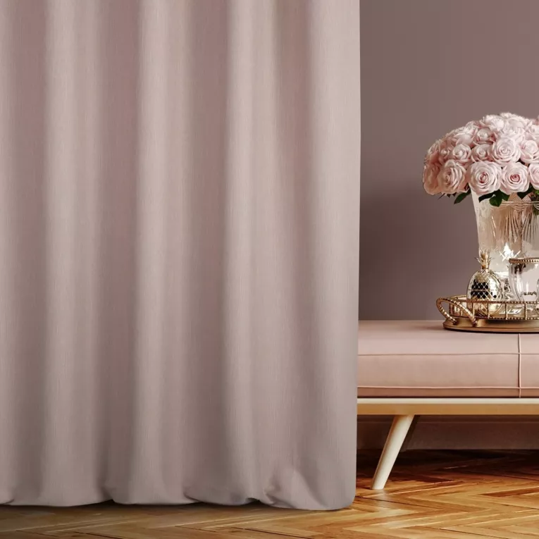 TERRA COLLECTION Zasłona AVINION z  tkaniny o strukturze płótna