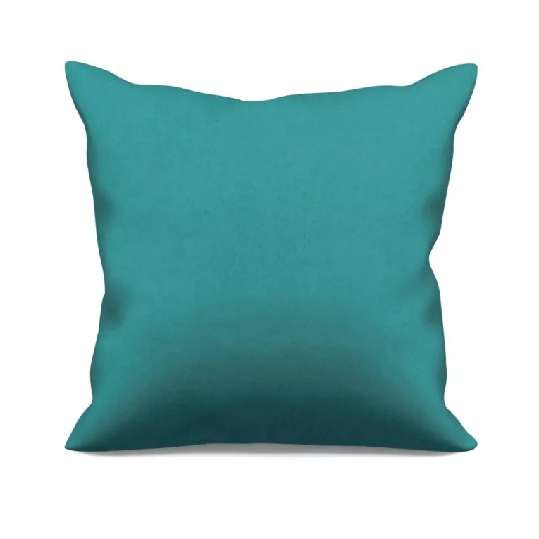 Poszewka szyta ADESSA ciemnoturkusowa z miękkiej tkaniny o welurowej strukturze