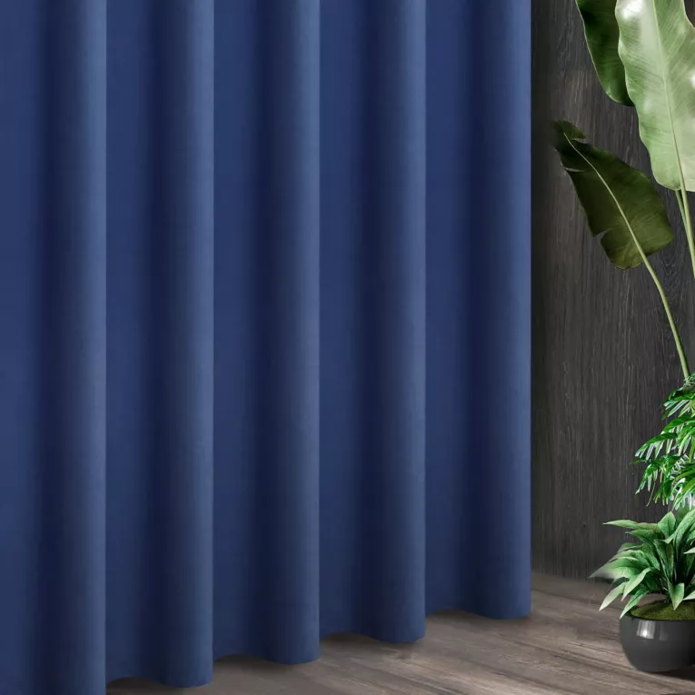 Tkanina zasłonowa ADORE gładka i miękka w dotyku o welurowej strukturze