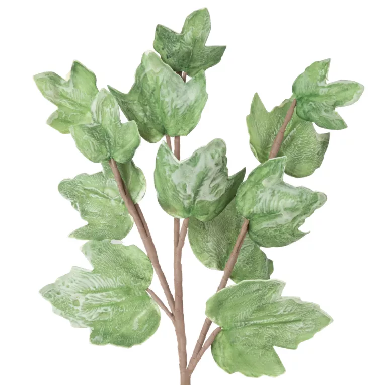 Gałązka dekoracyjna z liśćmi - kwiat sztuczny dekoracyjny z pianki foamirian