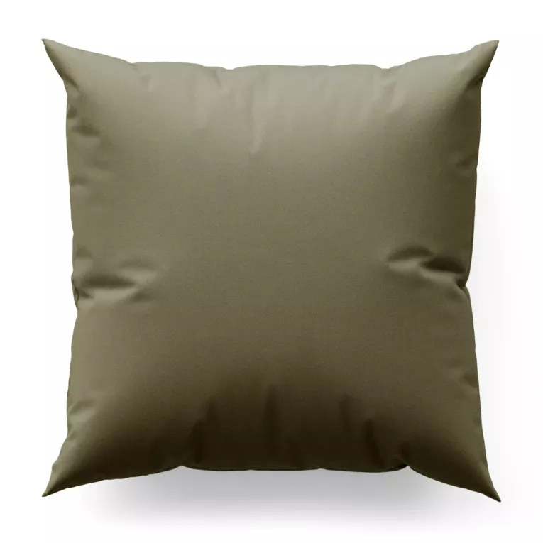 Poszewka szyta jasnobeżowa z gładkiej zaciemniającej tkaniny typu dimout