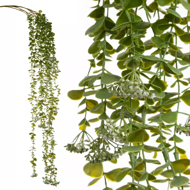 GIRLANDA ZWISAJĄCA - DROBNE LISTECZKI, BLUSZCZ kwiat sztuczny dekoracyjny